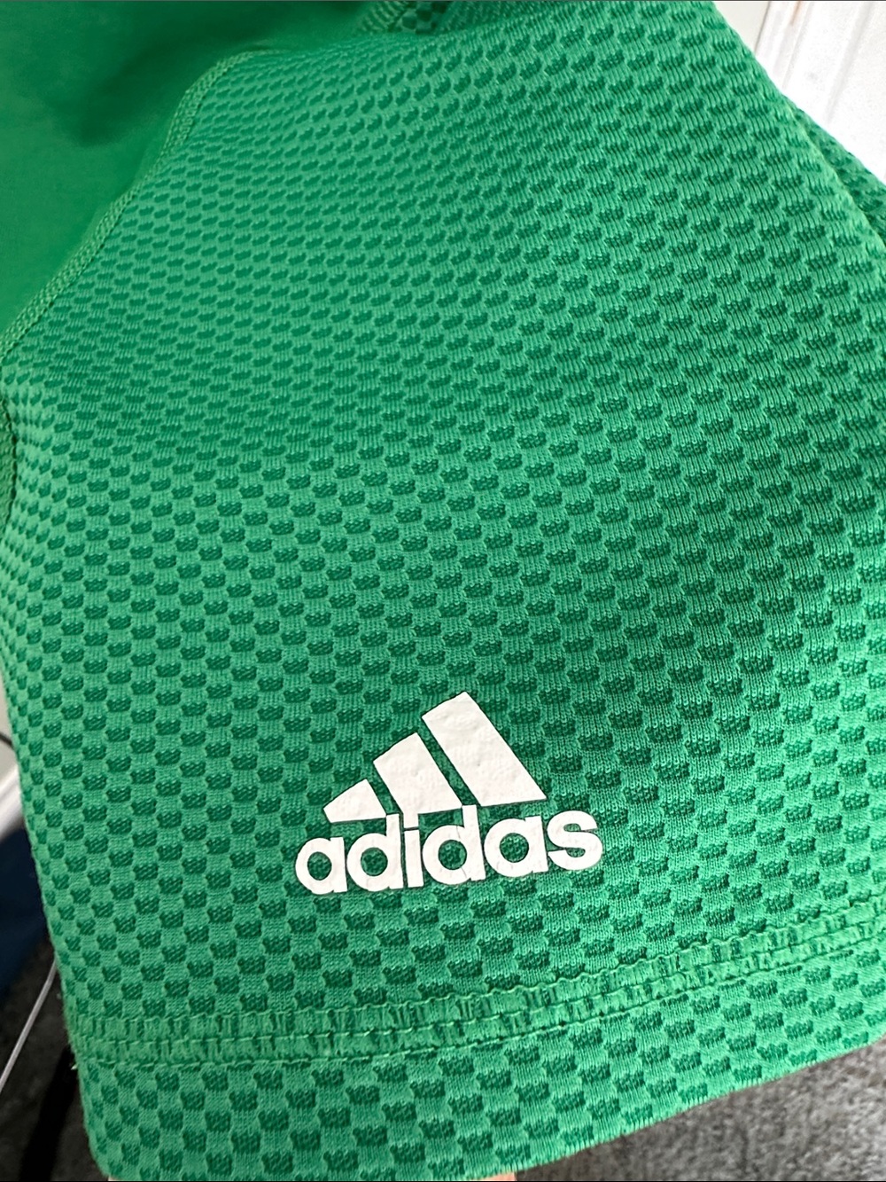 adidas Green Mesh-Panel Racerback Tank - Picture 3 of 6